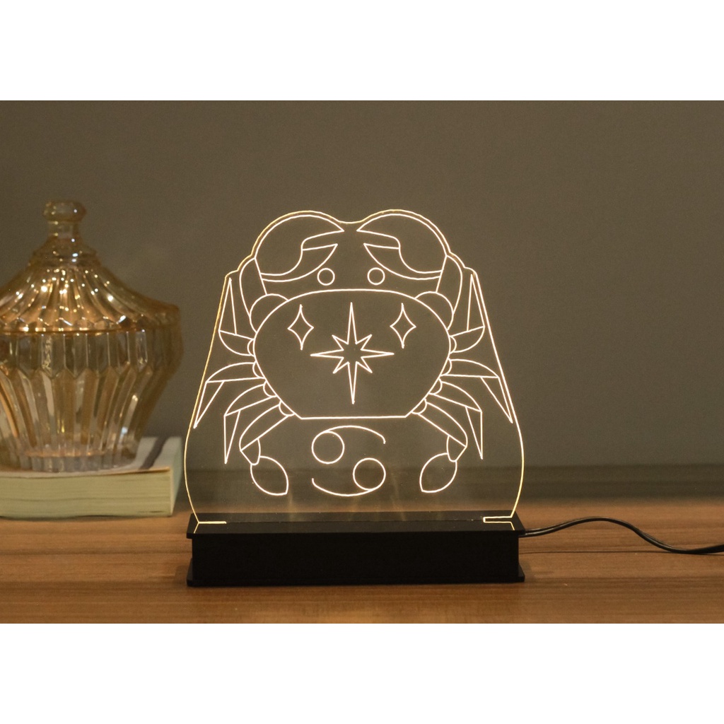 Luminária Signo Câncer Shopee Brasil