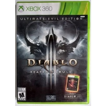 JOGO DIABLO 3 REAPER OF SOULS ORIGINAL XBOX 360 MIDIA FISICA CD. | Shopee  Brasil
