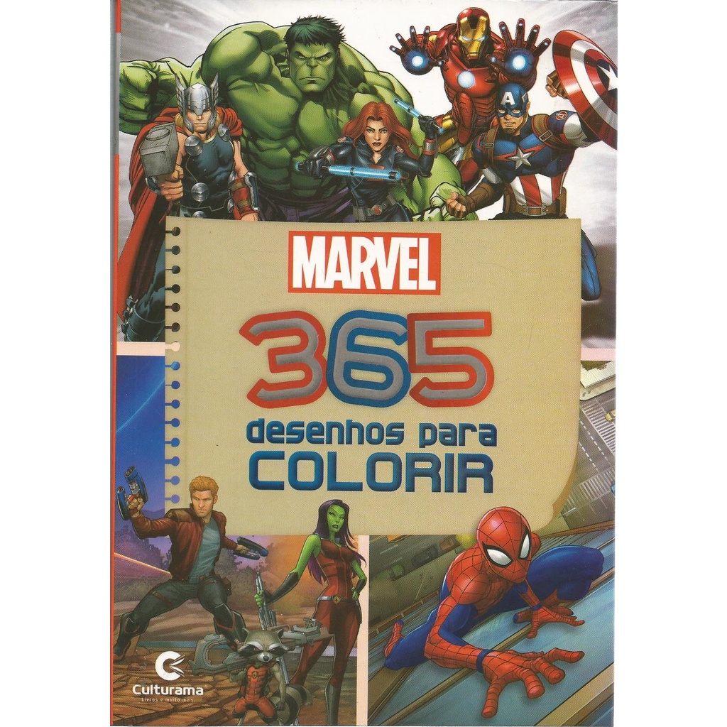 365 Desenhos para Colorir - Marvel