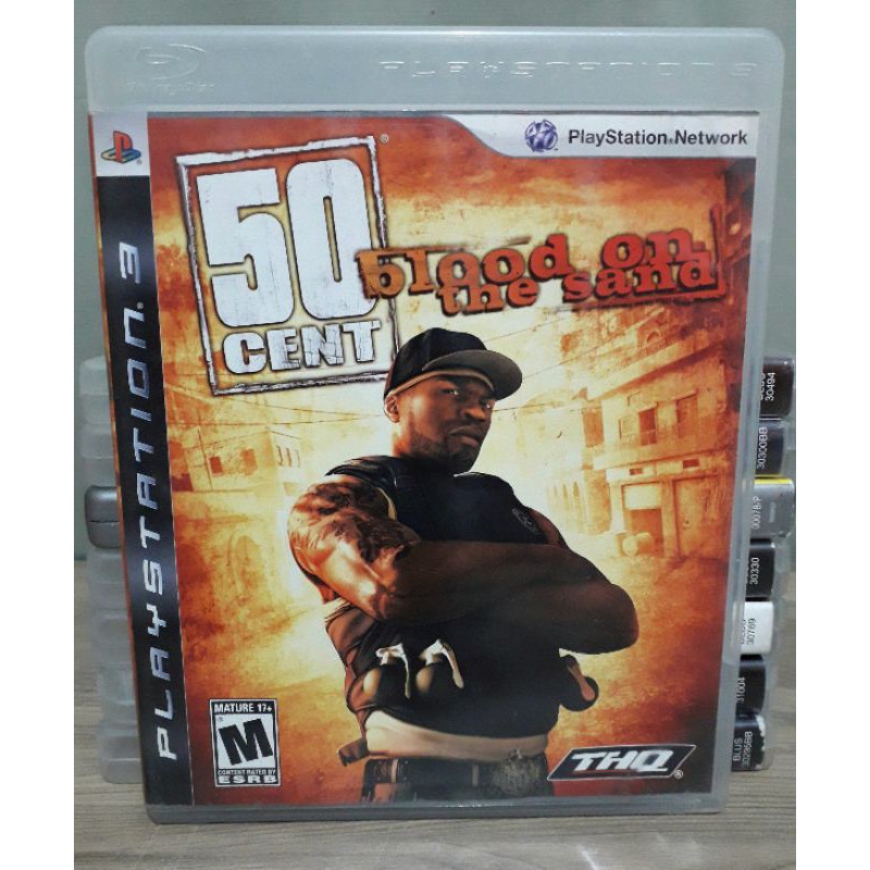 50 Cent Blood on The sand, jogo original para ps3 mídia física sem riscos e com encarte