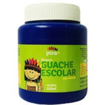Tinta Guache 250ml Varias Cores Pote Grande de Tempera Guache