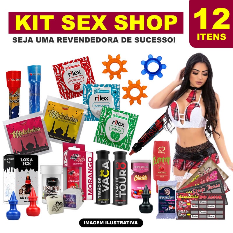 Sex Shop Kit 12 Produto Sexy Shop Produtos Adultos Shopee Brasil 3356