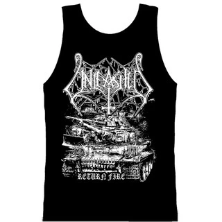 Camiseta Unleashed Return Fire Regata. Camiseta Banda Death Metal