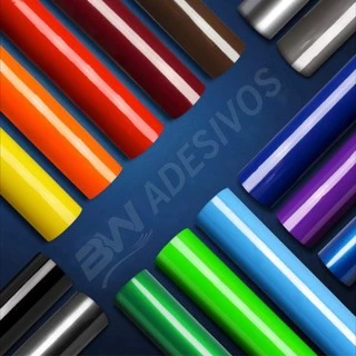 Película Adesiva Vinil Alto Brilho Várias Cores Para Decoração de Veículos e Carro 1 metro X 68cm em Rolo