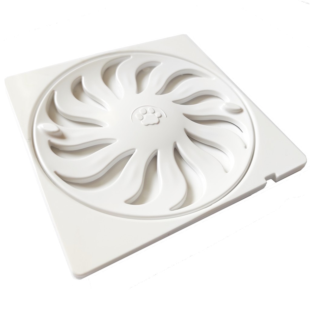 Grelha Ralo Quadrado 100mm 150mm Abre e Fecha Tigre Branco