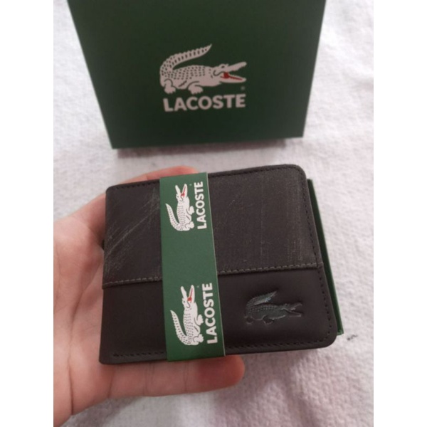 Carteira Masculina Couro Legitimo da Lacoste | Shopee Brasil