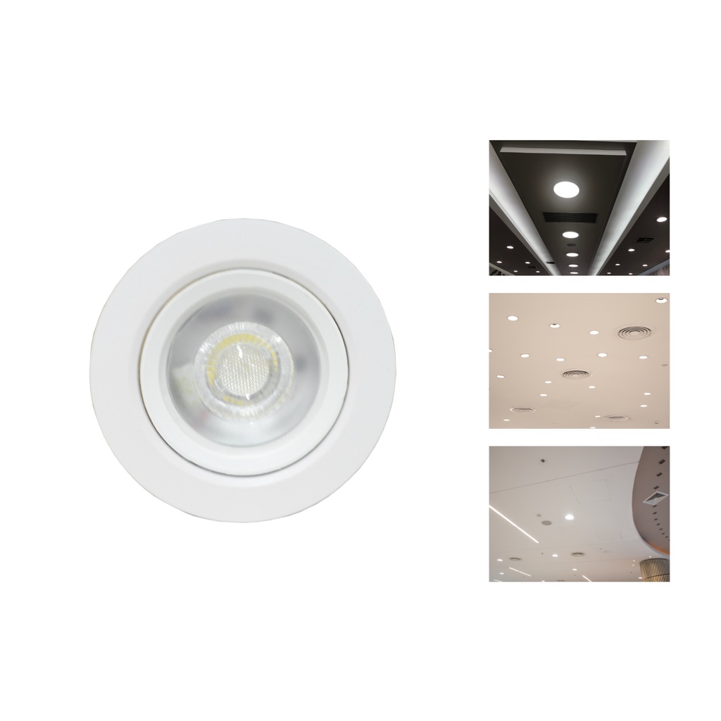 Angelic Pretty Led Luz De Techo Foco Empotrable Downlight Blanco Frío 100-245V 5*3W Resolution Drops