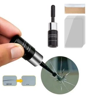 Kit Reparo Reparador de Vidros Resina Trincado Para-brisa Para Brisa Parabrisa