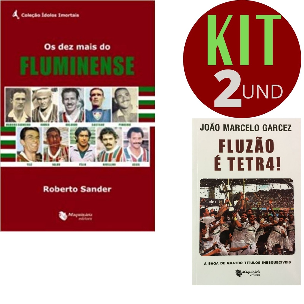 Kit Presente - Livros: Fluminense Football Club - Mini71 na Web