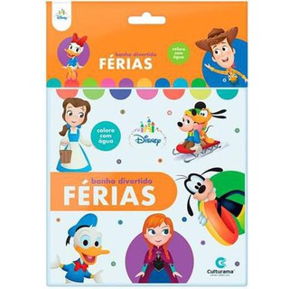 Livro De Banho Magico Disney Baby Férias - As Cores Aparecem