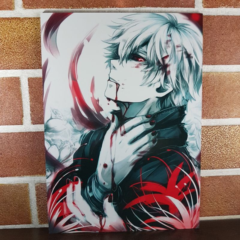 Quadro Decorativo Anime Tokyo Ghoul Mangá Com Moldura RC012