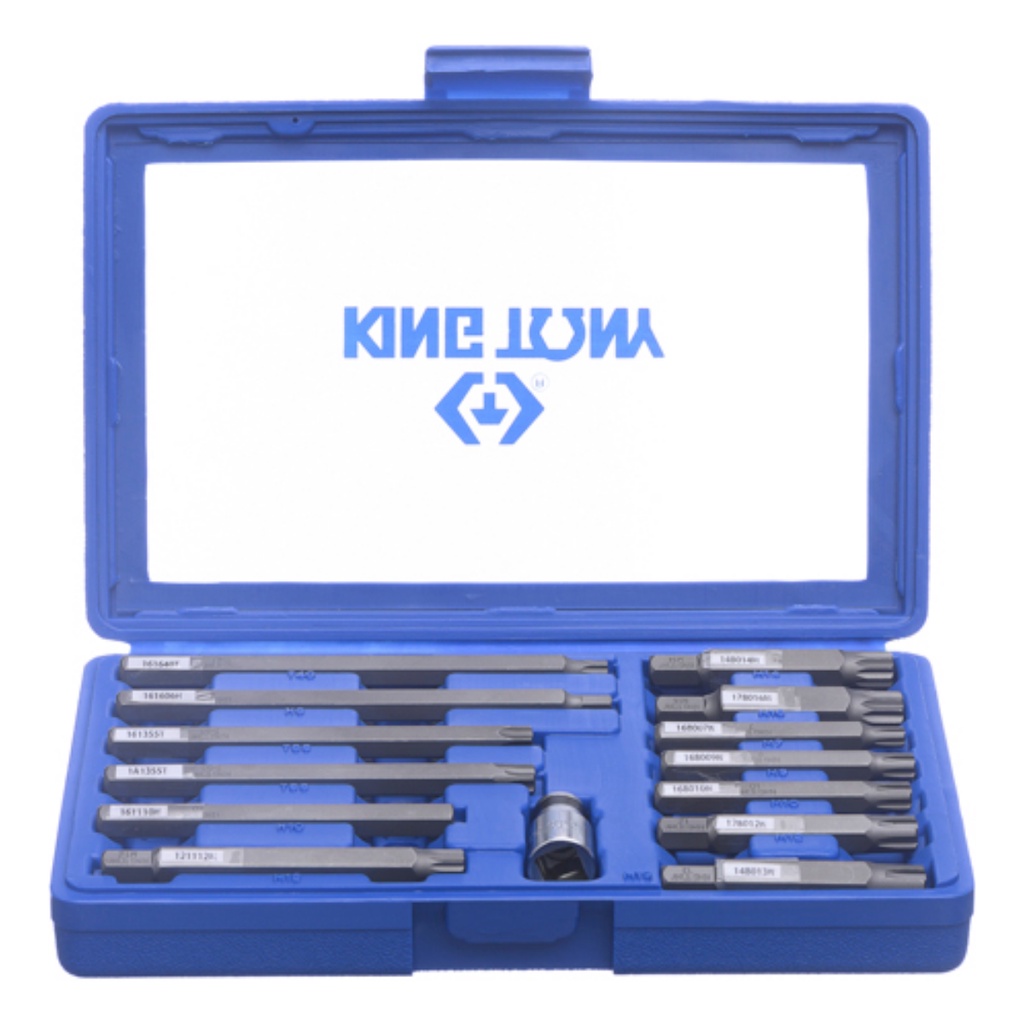 Jogo de Bits Para Parafuso do Cabeçote 1/2'' Com 14 Peças Jogo de Bits Para Parafuso do Cabeçote 1/2'' Com 14 Peças