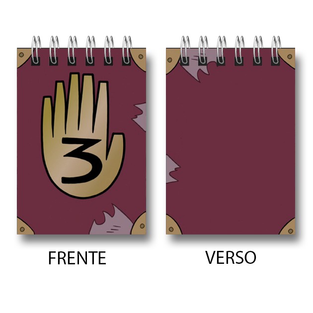 Bloco de Notas Anime GRAVITY FALLS