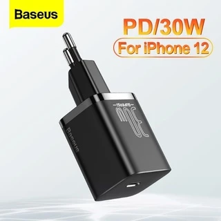 Baseus PD 30W USB Charger Adapter For iPhone 13 12 Pro Type-C QC 3.0