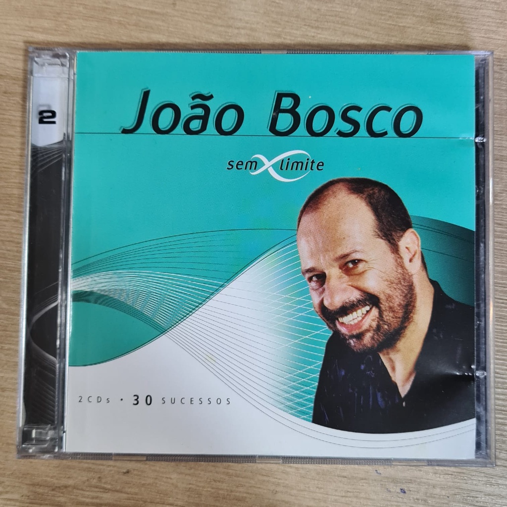 CD Duplo Coletânea Sem Limites - João Bosco (30 Sucessos) | Shopee Brasil