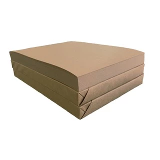 100 Papel Kraft Natural 180g A4 Marrom Escuro 21x29,7cm - 100 folhas