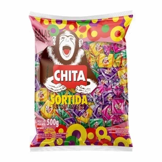 Bala Mastigável Chita Sortida 500g - Cory