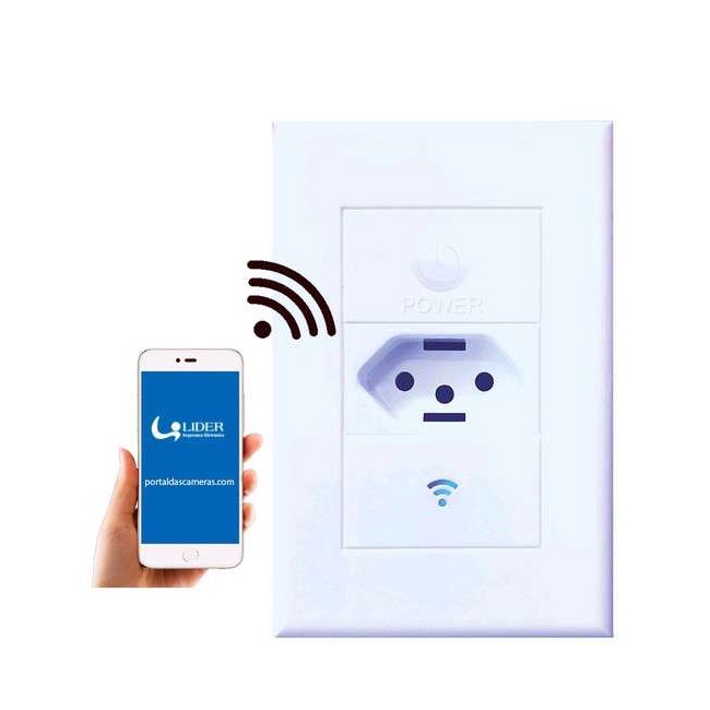 Tomada Inteligente Bivolts Wi Fi Controle Via App Lider Tom Shopee Brasil