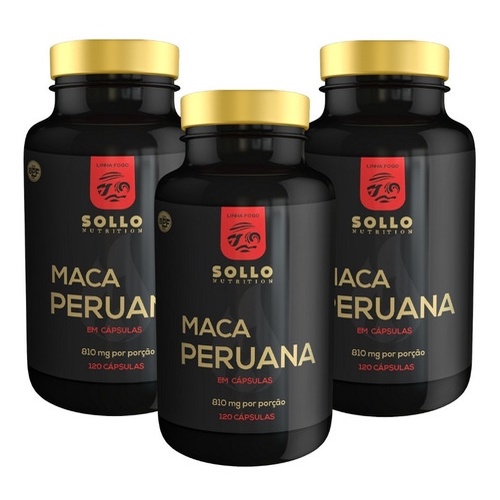 Maca Peruana Original 120 Cápsula-aumenta Libido (3 Frascos) | Shopee ...