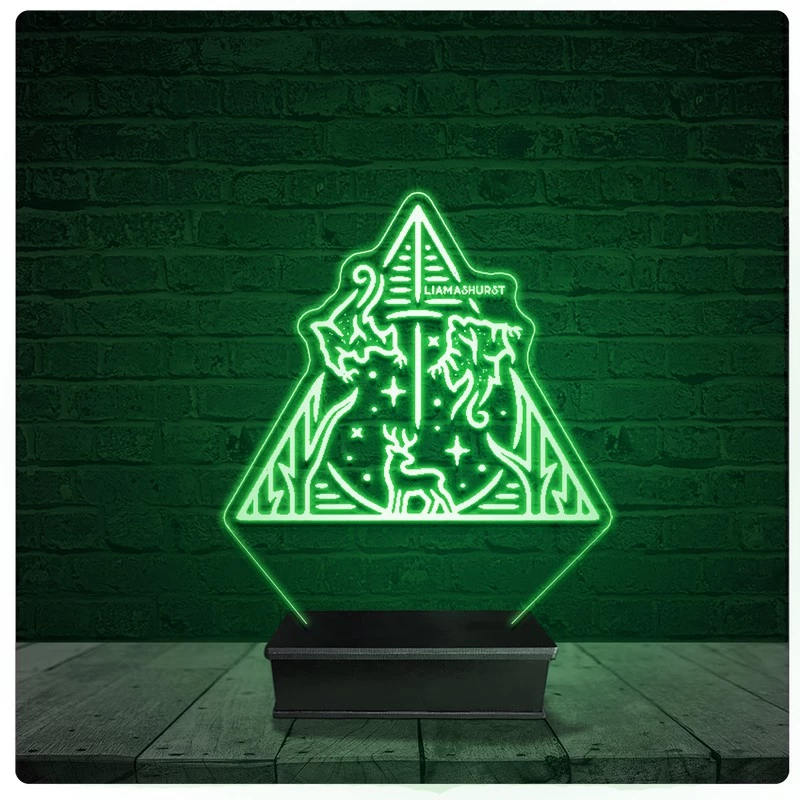 Luminária Abajur Acrílico Led - Dementadores Harry Potter 07