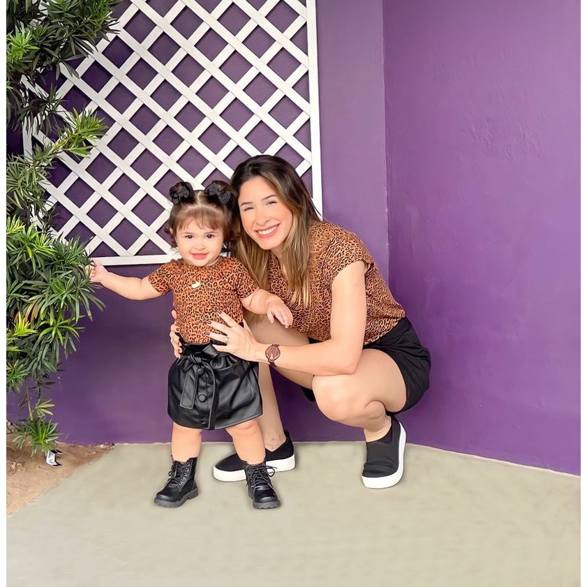 Roupa de Boneca Flores Contornadas - Mãe e Filha - Lille Butik - look tal  mãe tal filha, roupas para menina, feminino adulto, meninos, vestidos e  muito mais!