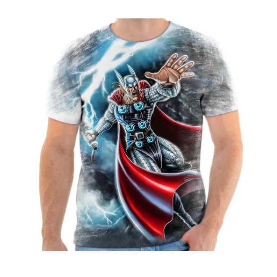 Camiseta Infantil os Vingadores Thor