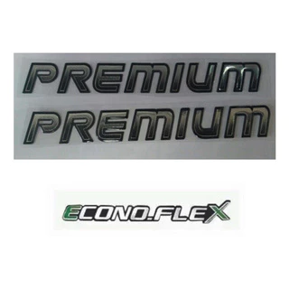 Emblemas Premium Resinado + Econoflex Adesivo