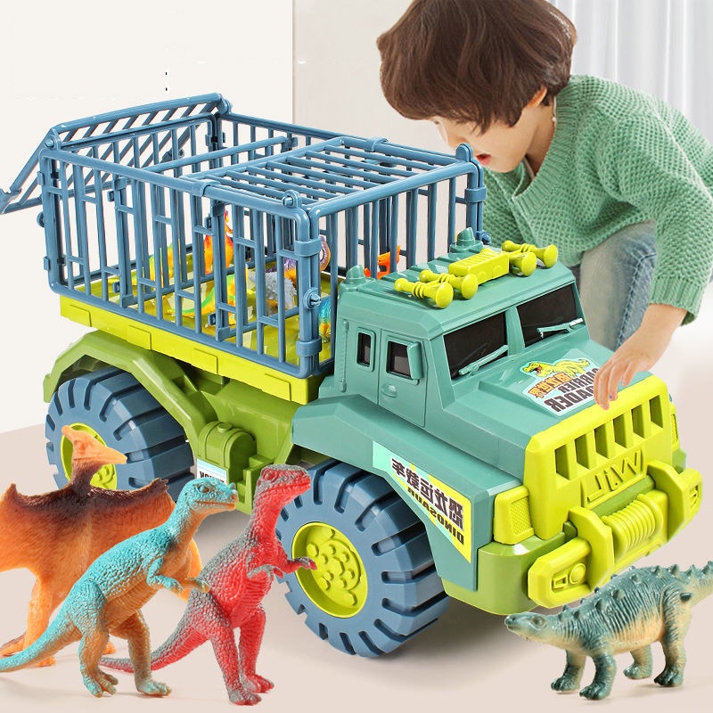 Caminhão do dinossauro, caminhão do portador do carro do