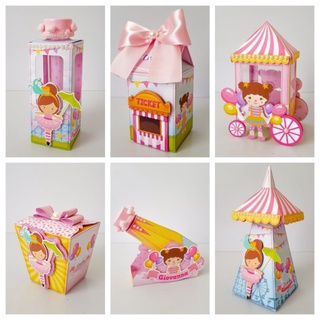 kit Personalizado infantil Circo  Rosa ( Combo de 5 peças por modelo)