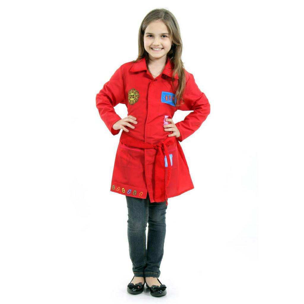 Fantasia Arlequina Dress Up Infantil 16321-P Sulamericana Fantasias  Preto/Vermelho P 3/4 Anos
