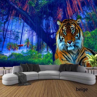 Feelyou Tapeçaria de parede de tigre para meninos e crianças com estampa de  animal 3D, tapeçaria de parede de borboleta, tigre, tapeçaria de parede  floral para quarto, sala de estar elegante, média