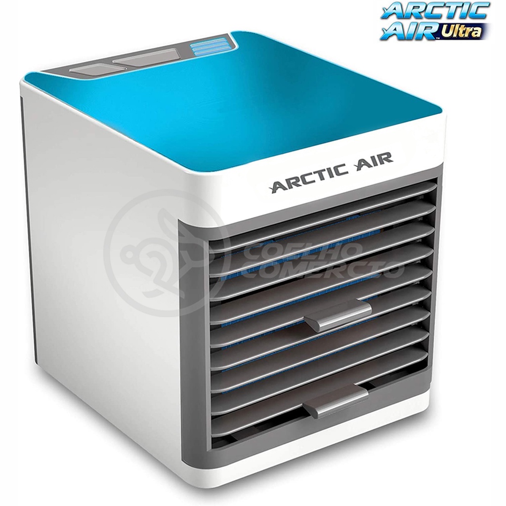 Mini Ar Condicionado Port Til Arctic Air Cooler Velocidades Umidificador Climatizador Luz