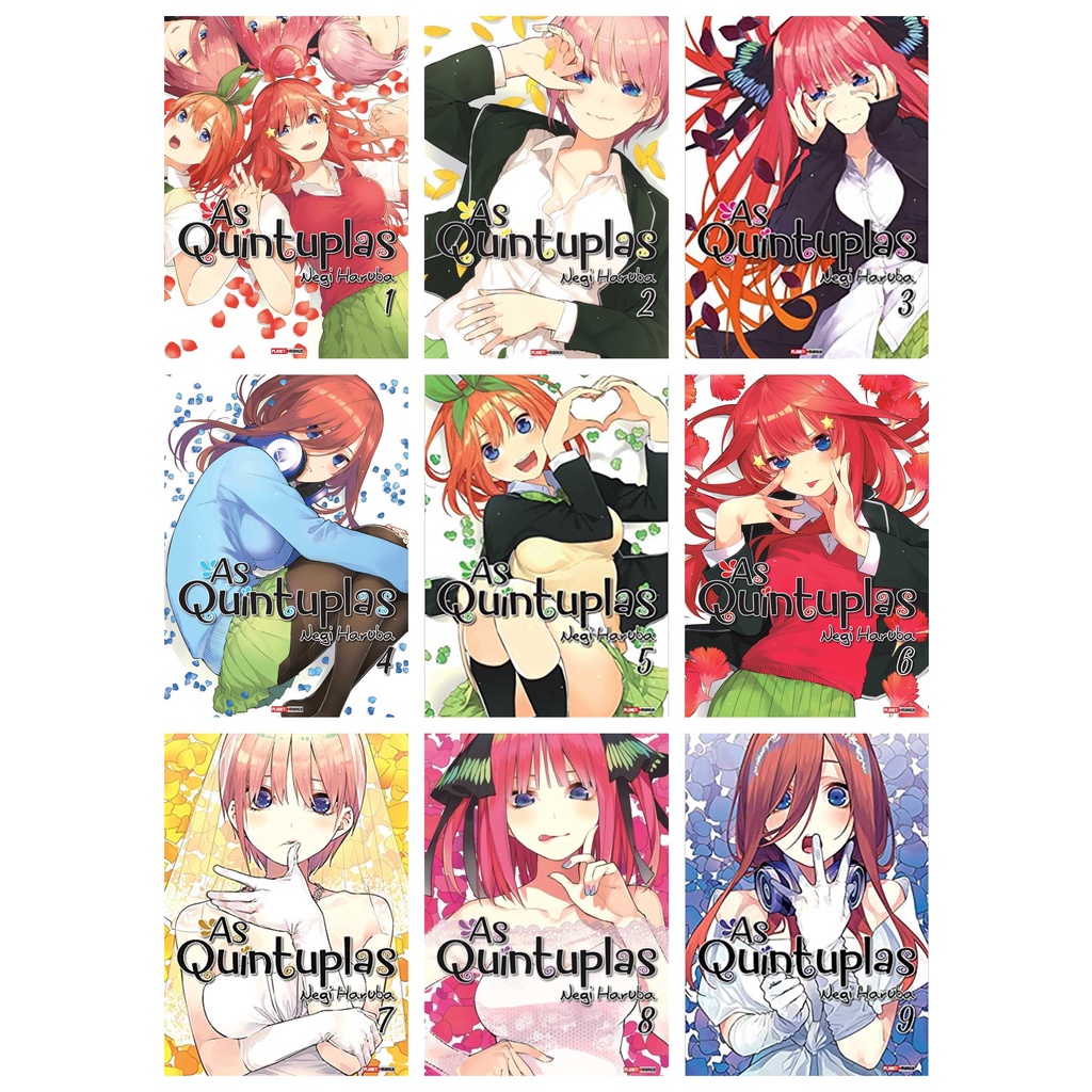 Mangá As Quíntuplas (Novo - Lacrado)