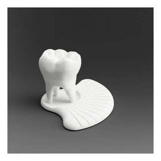 Dente 3d Porta-cartão De Visita Odontologia
