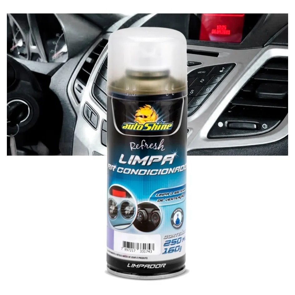 Limpa Ar Condicionado Higienizador Automotivo AutoShine 250ml - Citrus ...