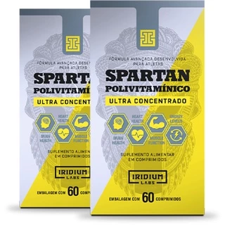 Kit 2x Spartan Polivitamínico Ultra Concentrado - 60 comps - Iridium Labs