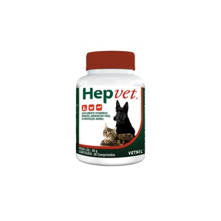 Hepvet - 30 Comprimidos - Vetnil