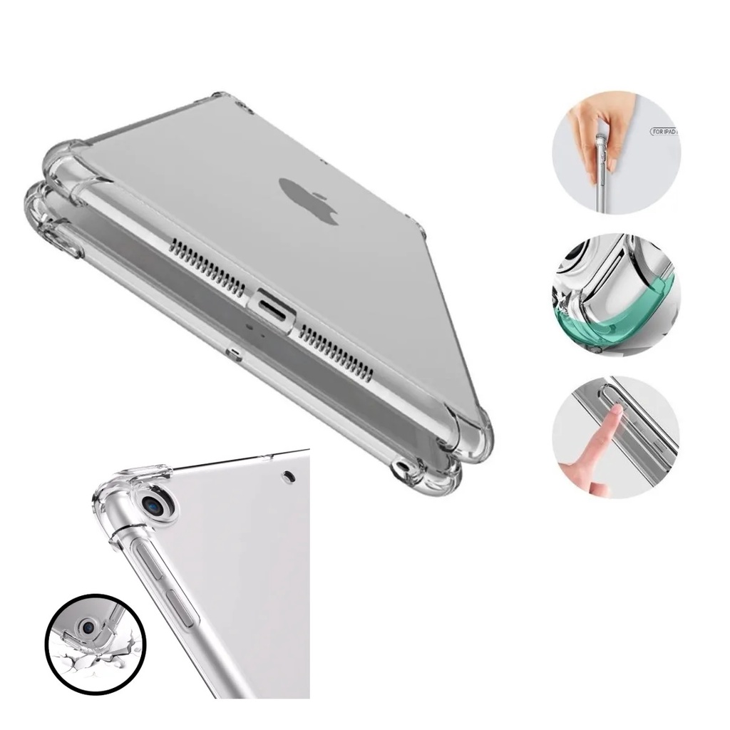 Capa Antishock Bordas Reforçadas Para Ipad 5 / 6 / Ipad AIR 1 / AIR 2 / Ipad Pro Tela 9.7 Natsume