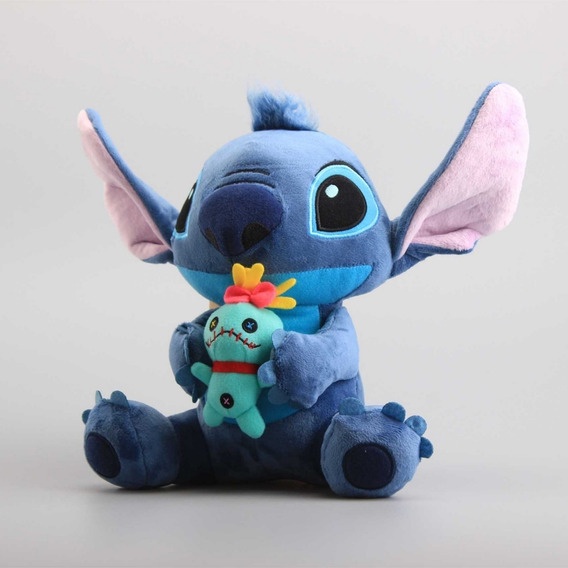 Stitch pelúcia Com Boneca Xepa Scrump 30cm