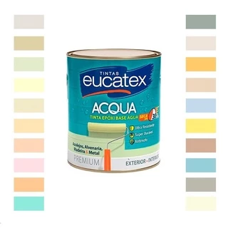 Epóxi Eucatex Azulejos Madeira Metal Alvenaria Cores 900ml