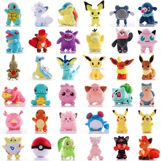 50 Styles TAKARA TOMY Pokemon Pikachu Brinquedo De Pelúcia Snorlax Blastoise Dragonite Squirtle Plush Stuffed Toy for Children Gifts
