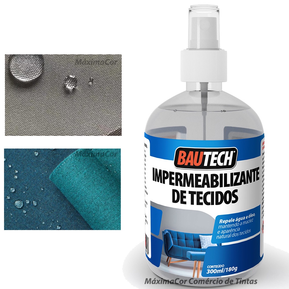 Impermeabilizante de Tecidos Alta Performance Bautech 300ml | Shopee Brasil