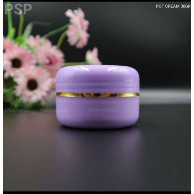 (Pacote 10 Unid.) 30 Grama Pote Creme Roxo | Shopee Brasil