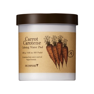 [SKINFOOD] Carrot Carotene Calming Water Pad 60 Pads/250g