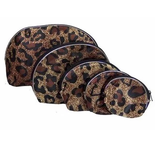 Kit Com 5 Peças Necessaire Feminina Para Objetos Pessoais Maquiagem
