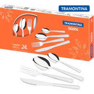 Faqueiro Tramontina Inox 24 pecas - Buzios