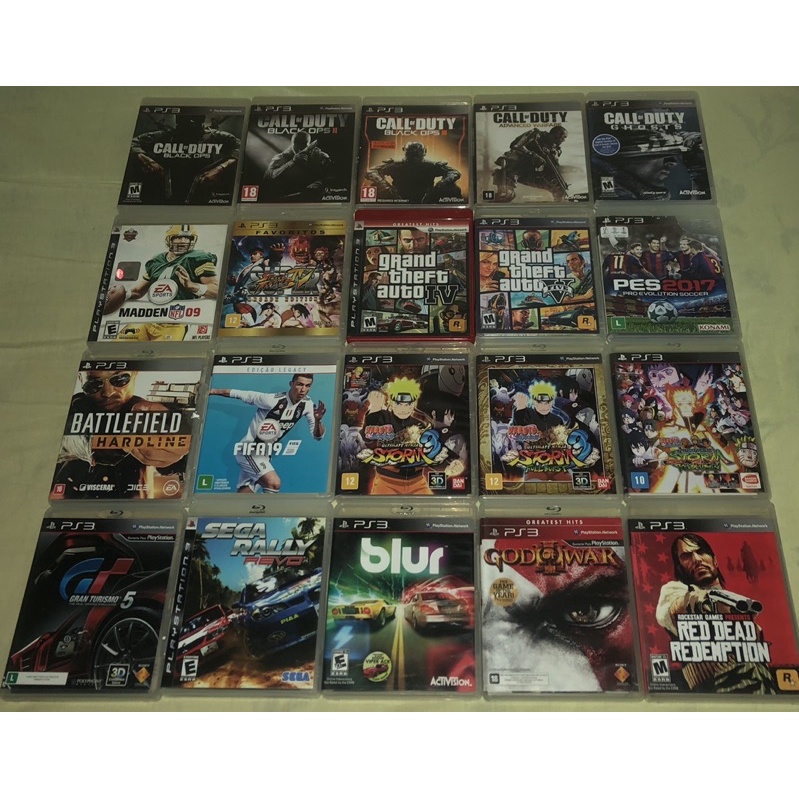 Jogos PS3 Originais ( PlayStation 3 ) Shopee Brasil