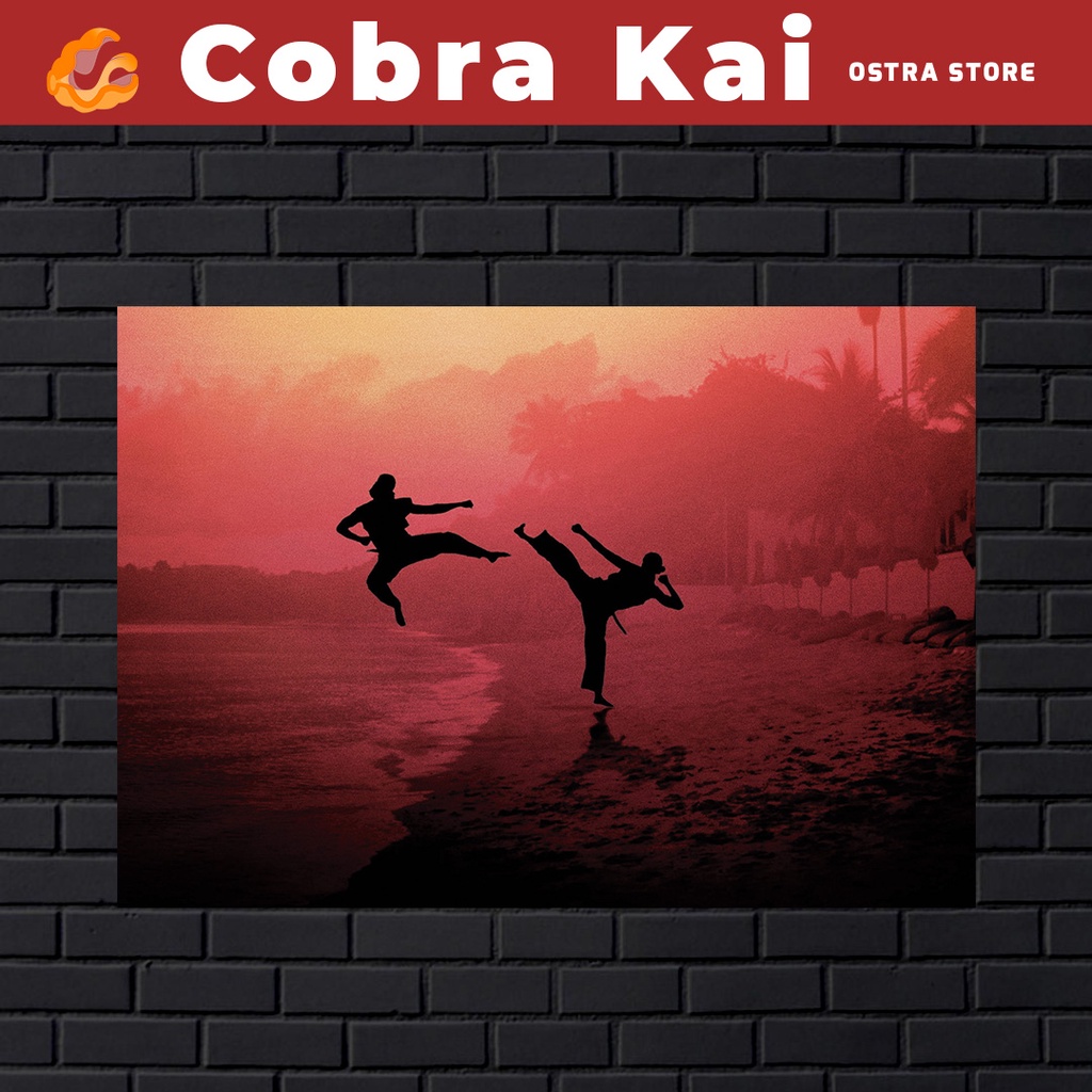Cobra Kai 01 a 15 - Placa MDF & Quadro com Moldura | Shopee Brasil