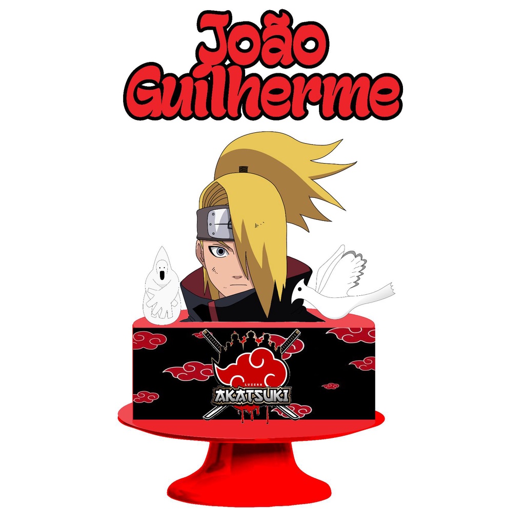 Topo Naruto R60 p/ Bolo 25cm