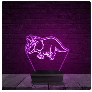Luminária e Abajur Acrílico Led - Dinossauro 10